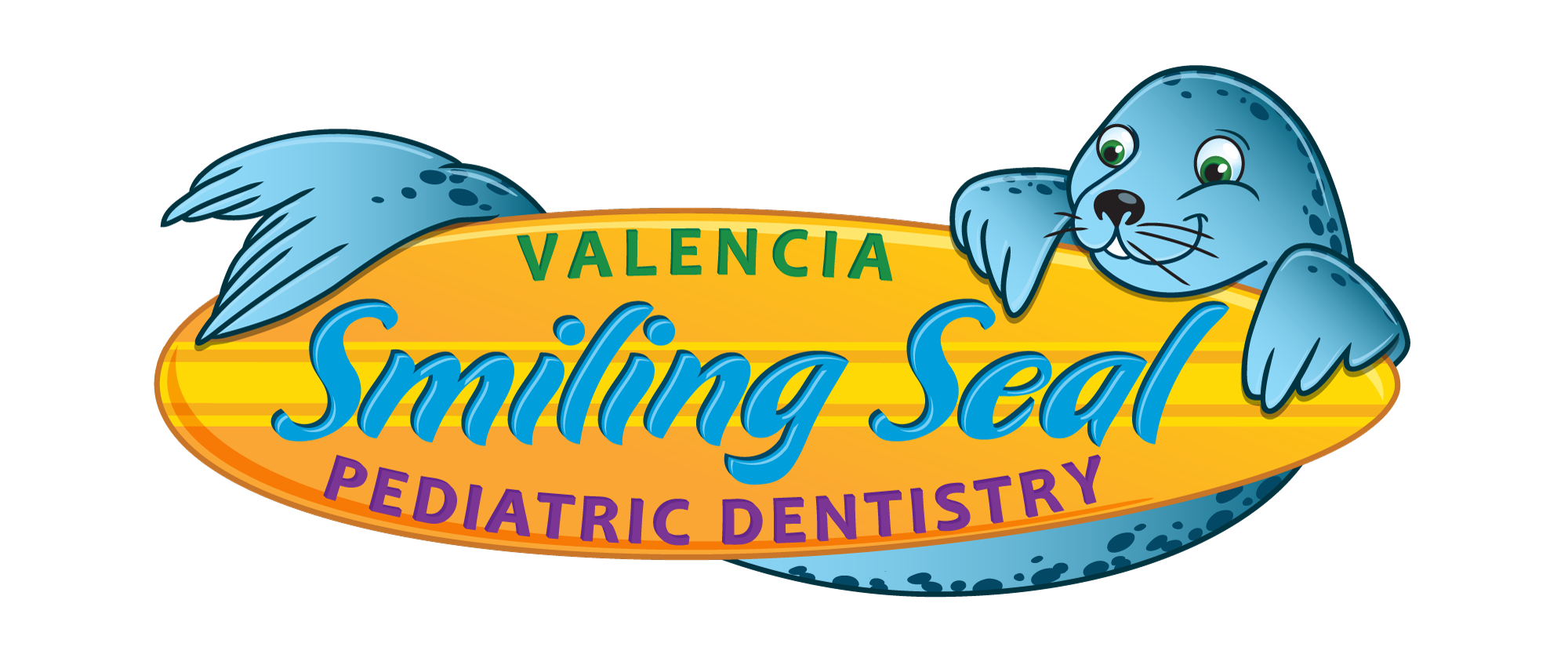 SSPD-Logo-4C1 Smiling seal pediatric dentistry logo.